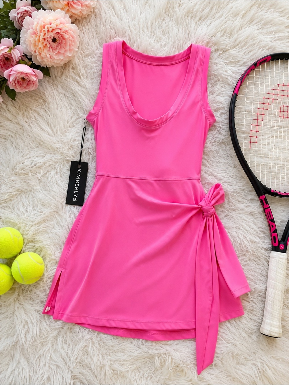 KIMBERLY Pink Athletic Tennis Skort Pull-On Built-In Shorts Women's Size S
